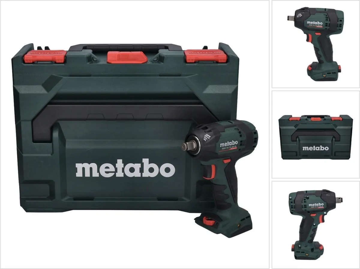 Metabo SSW 18 LTX 300 BL Accu Slagmoersleutel 300Nm - 1/2" - Koolborstelloos - afbeelding 6 van 6