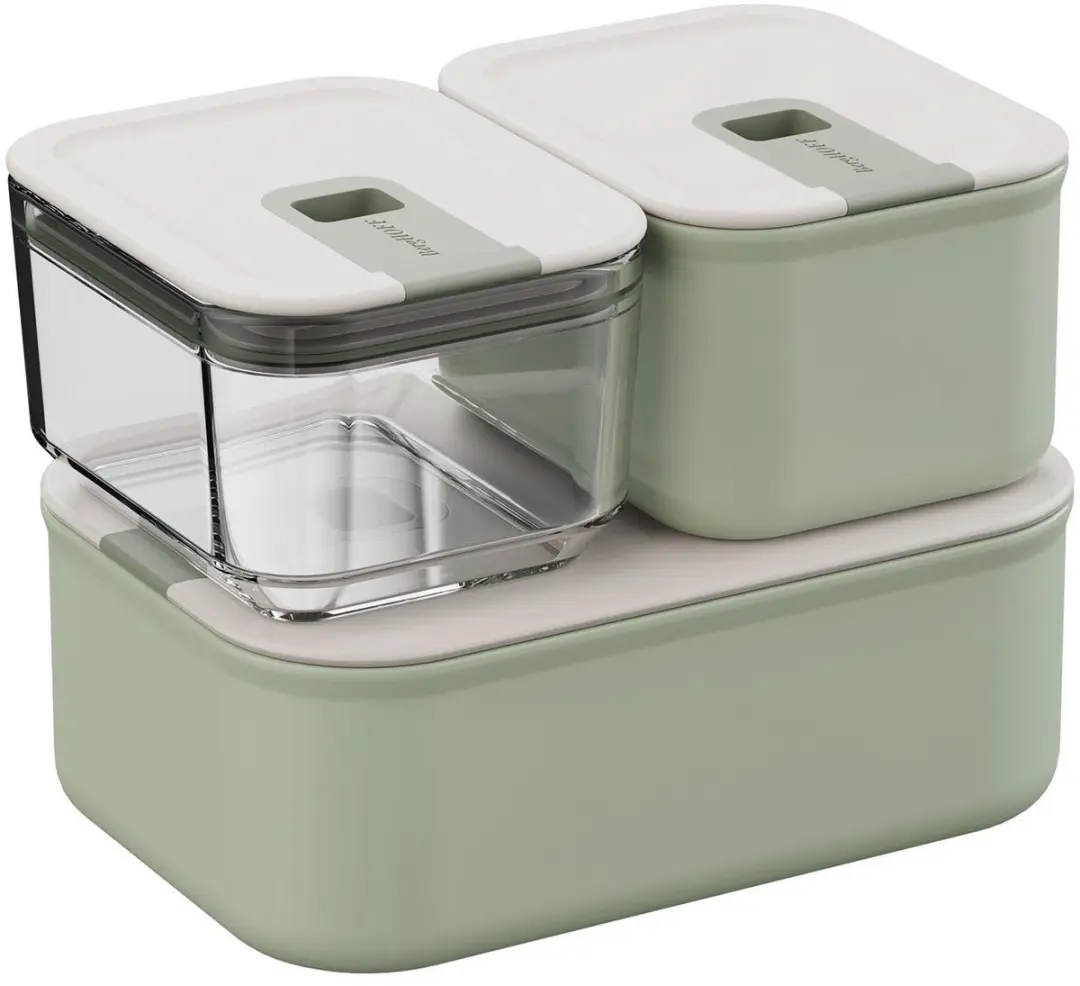 BergHOFF LEO Perfect Seal Voedselcontainer 3-delig - 500ml - Groen