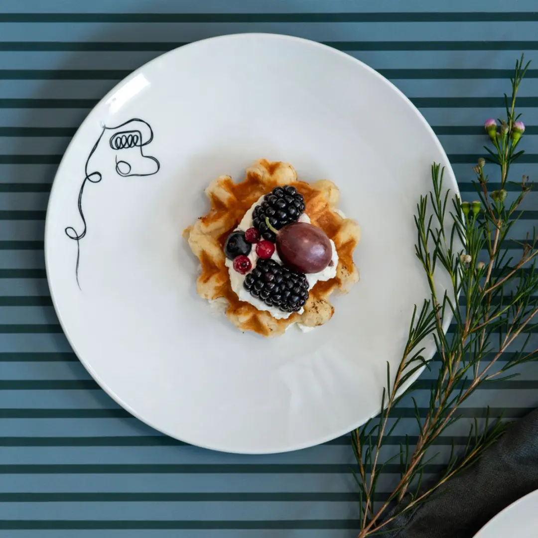Villeroy & Boch Statement Lines Frühstücksteller - 21,2 cm - Wit-gekleurd - afbeelding 2 van 2