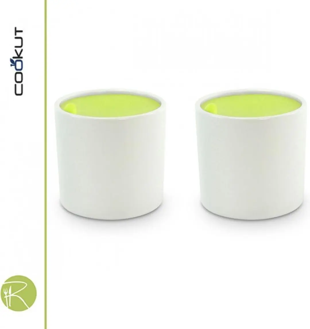 Cookut Kitchen Ramkin 7cm - 250ml - 2 Stuks - Wit/Roz