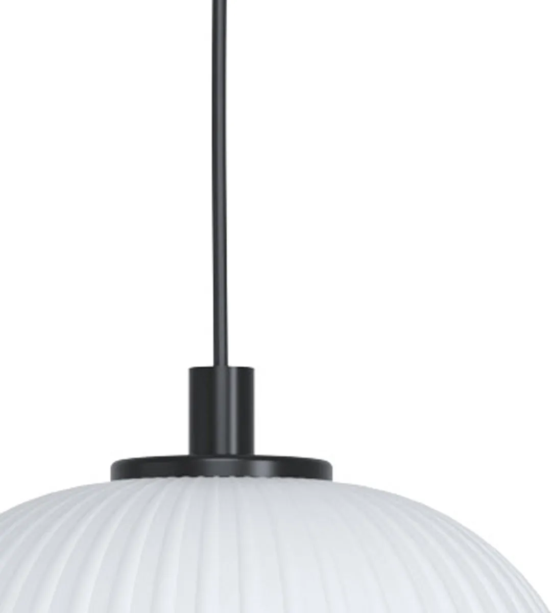 Eglo Mantunalle Hanglamp E27 - 3 Lichthoorns - Ø20cm - Zwart/Wit