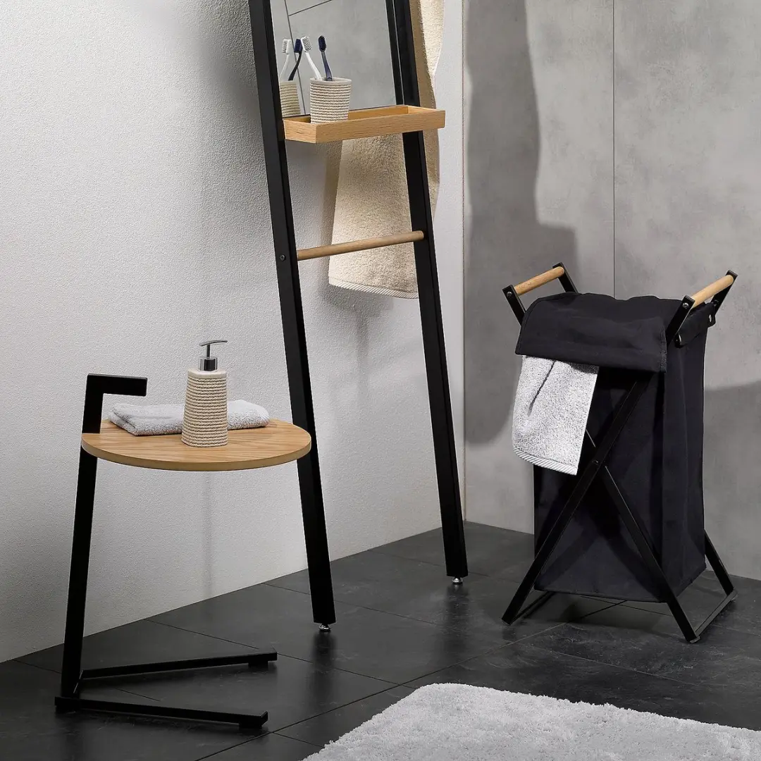 Kela Oak Wasmand 84L - Zwart