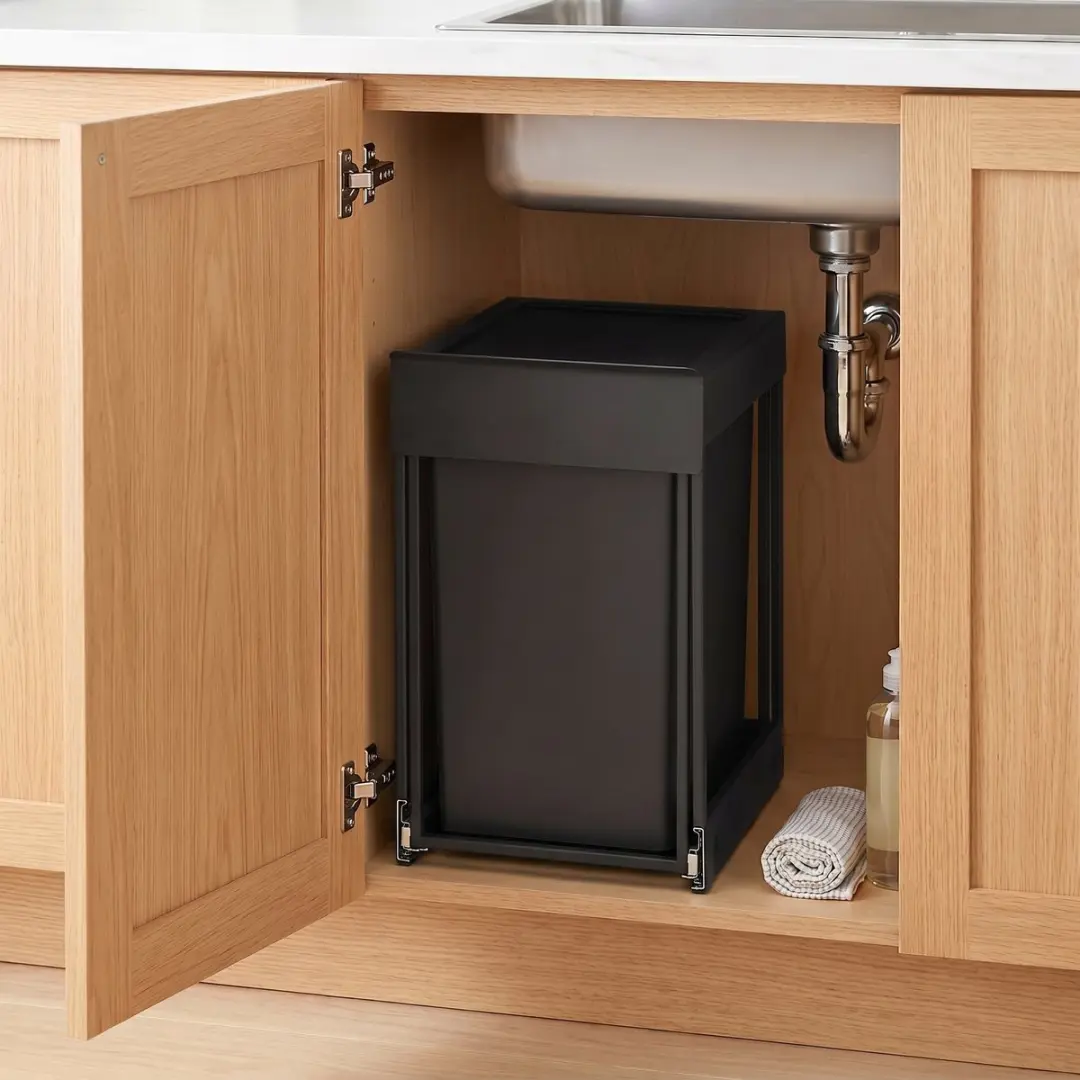 Songmics Inbouwprullenbak 20L - Grijs