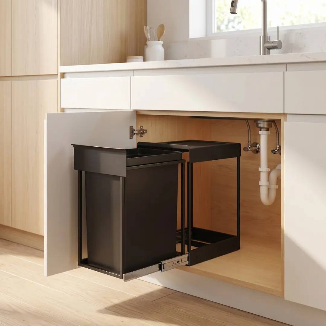 Songmics Inbouwprullenbak 20L - Grijs