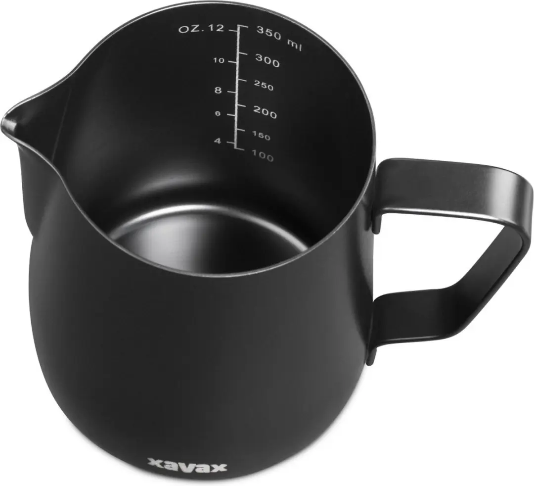 Xavax Barista Melkkannetje 350ml - Zwart Mat