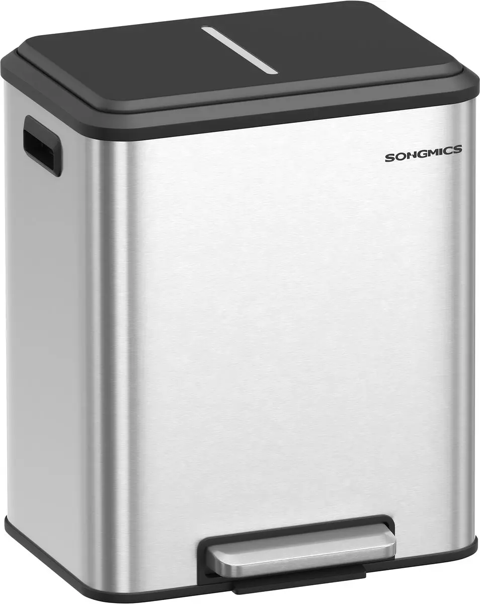 Songmics LTB544E01 Pedaalprullenbak 30L