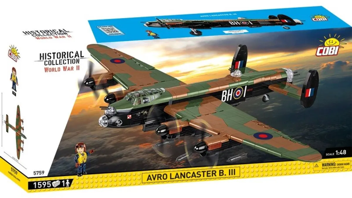 Cobi Avro Lancaster B Mk.III - 1643 Onderdelen - Meerkleurig
