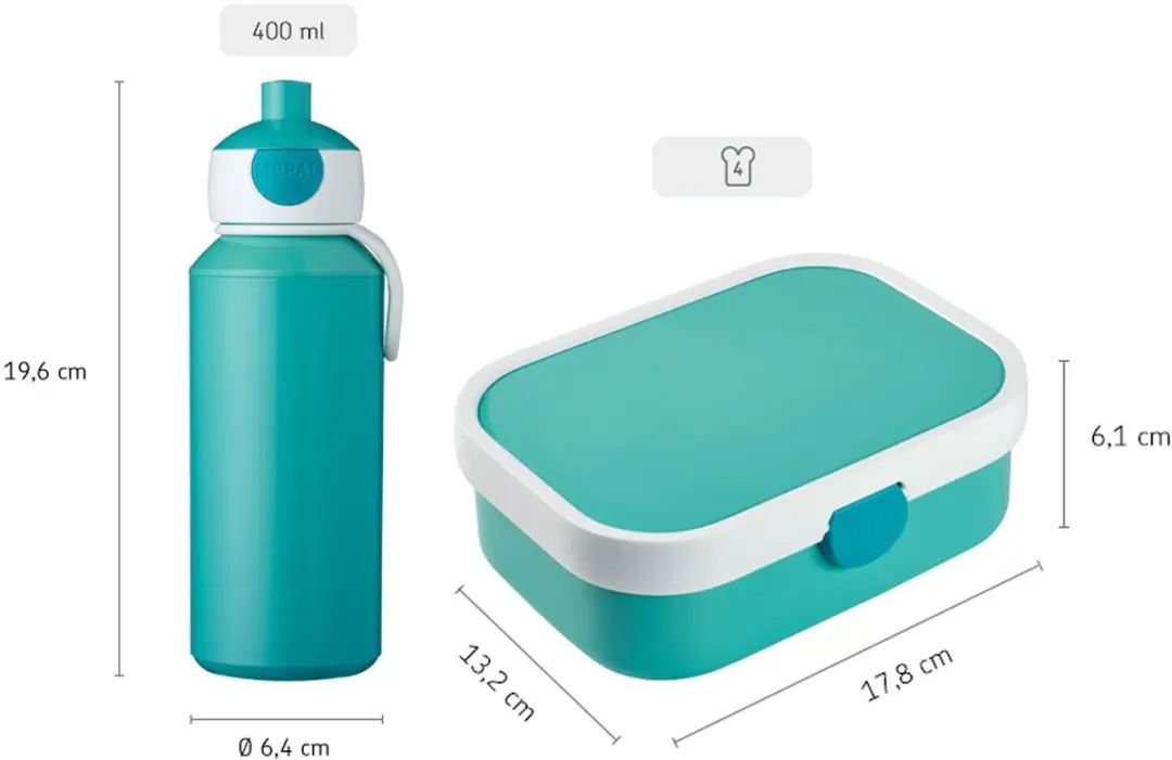 Mepal Campus Little Dutch Lunchset Forest Friends - 400+750ml