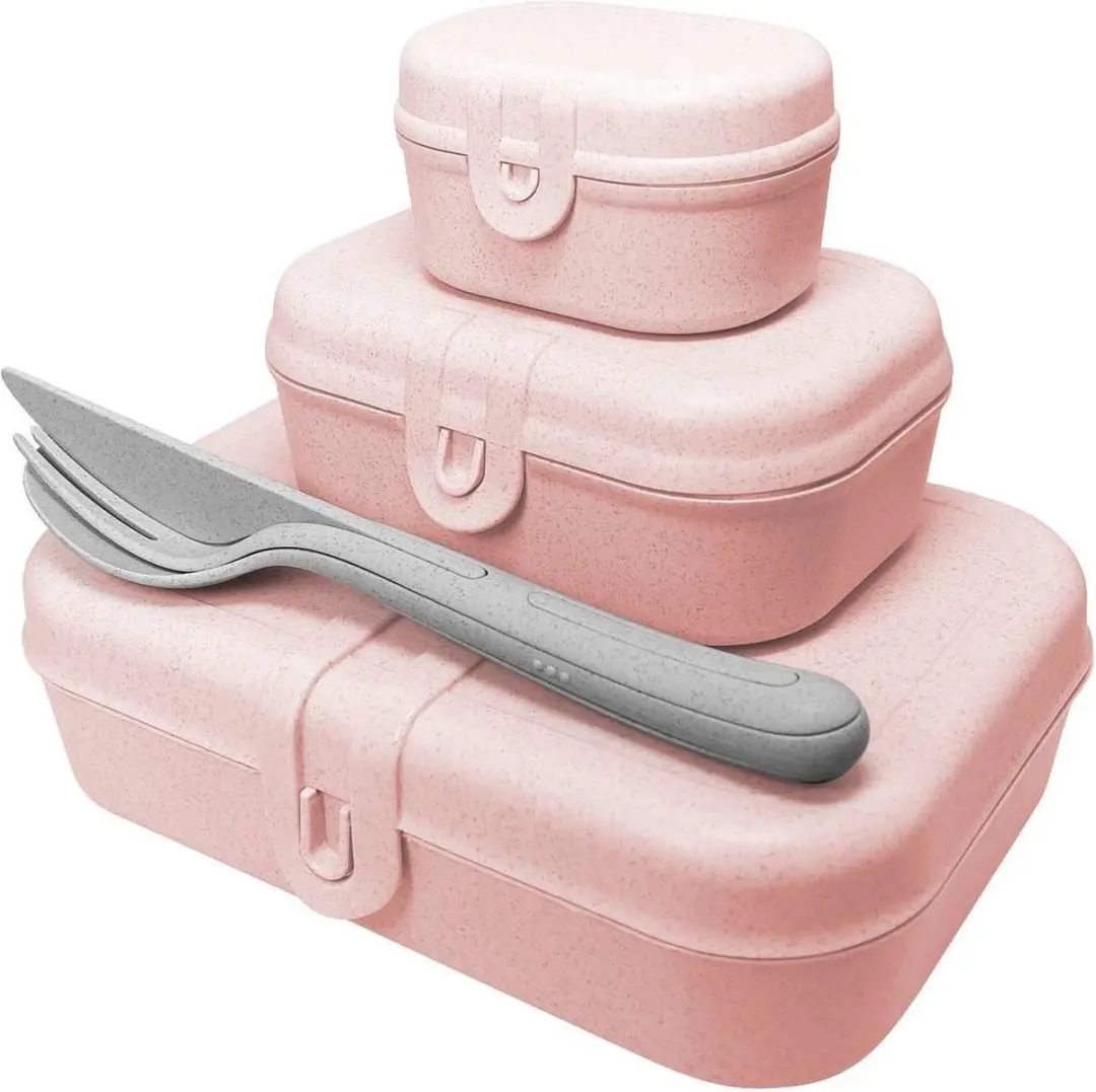 Koziol Pascal Mini Lunchtrommel - Roze - 3 Vakken