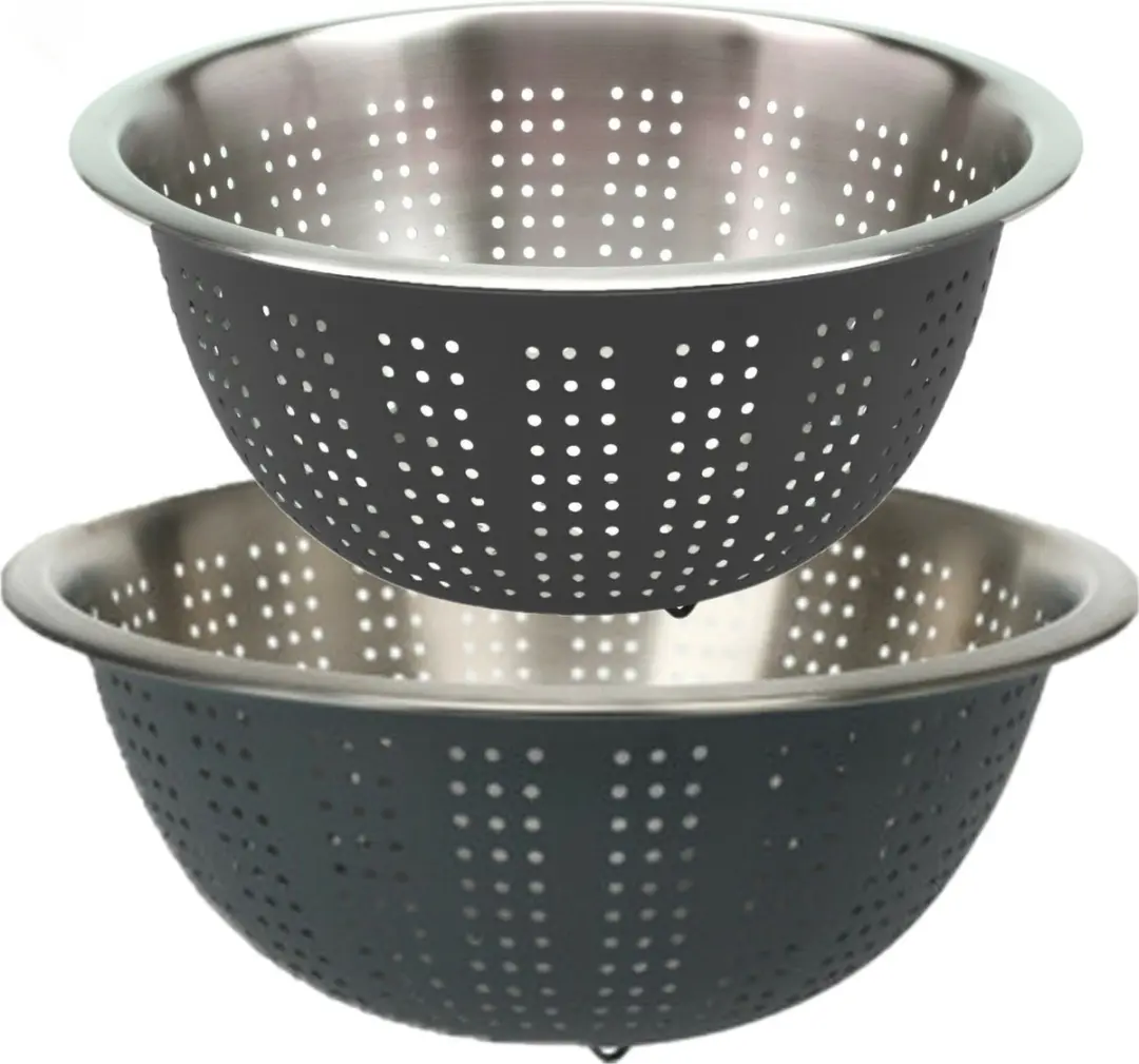 Excellent Houseware RVS Keukenvergiet Set 2-delig