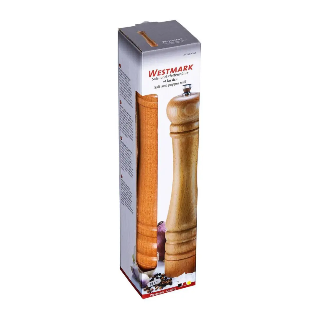 Westmark Keramische Peper- en Zoutmolen 28cm - Beukenhout