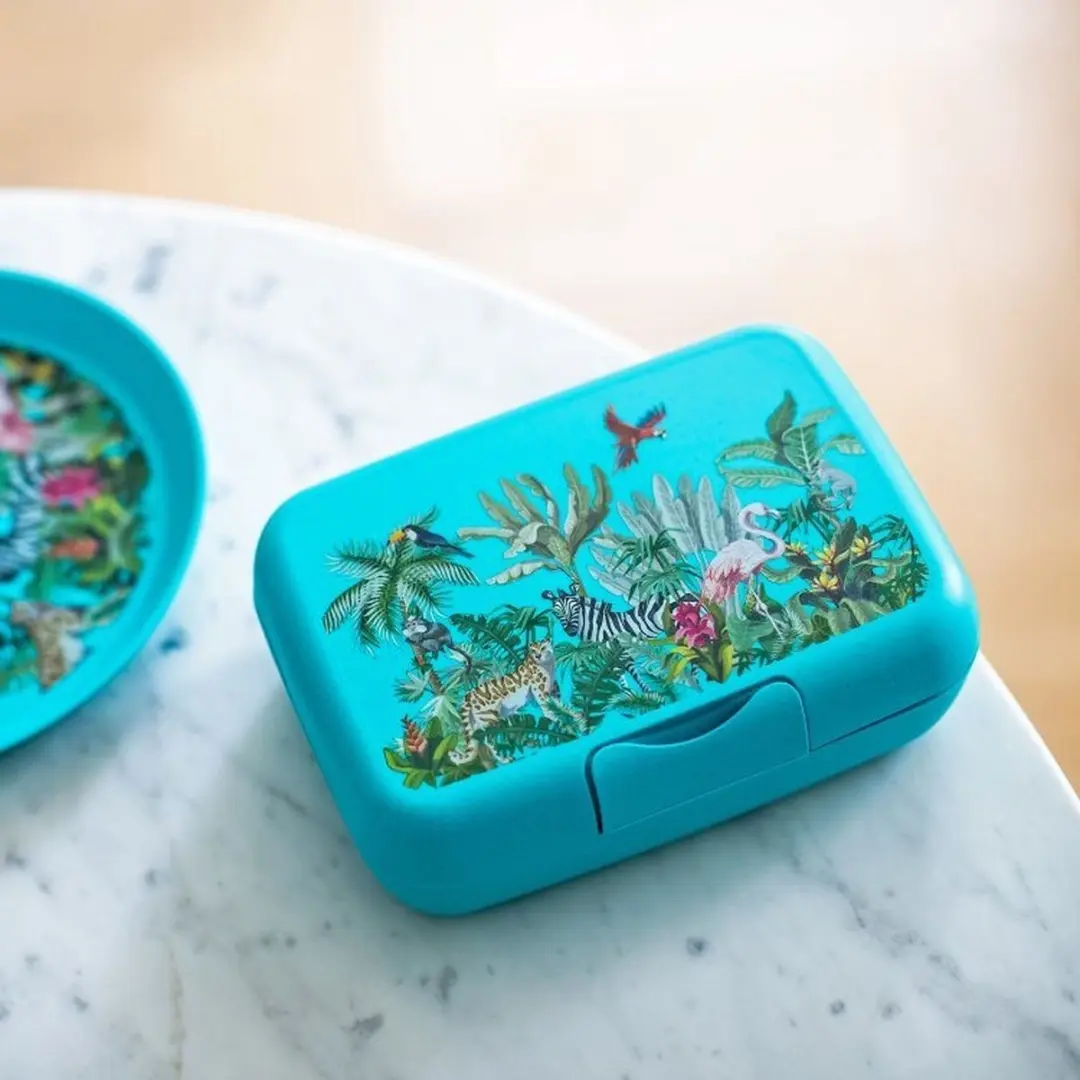 Koziol Candy L Lunchbox Jungle - 1,25L - Paars