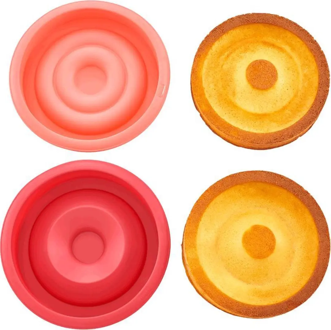 Lurch Flexiform Rood Bakvorm Rond 2-delig - Ø25cm