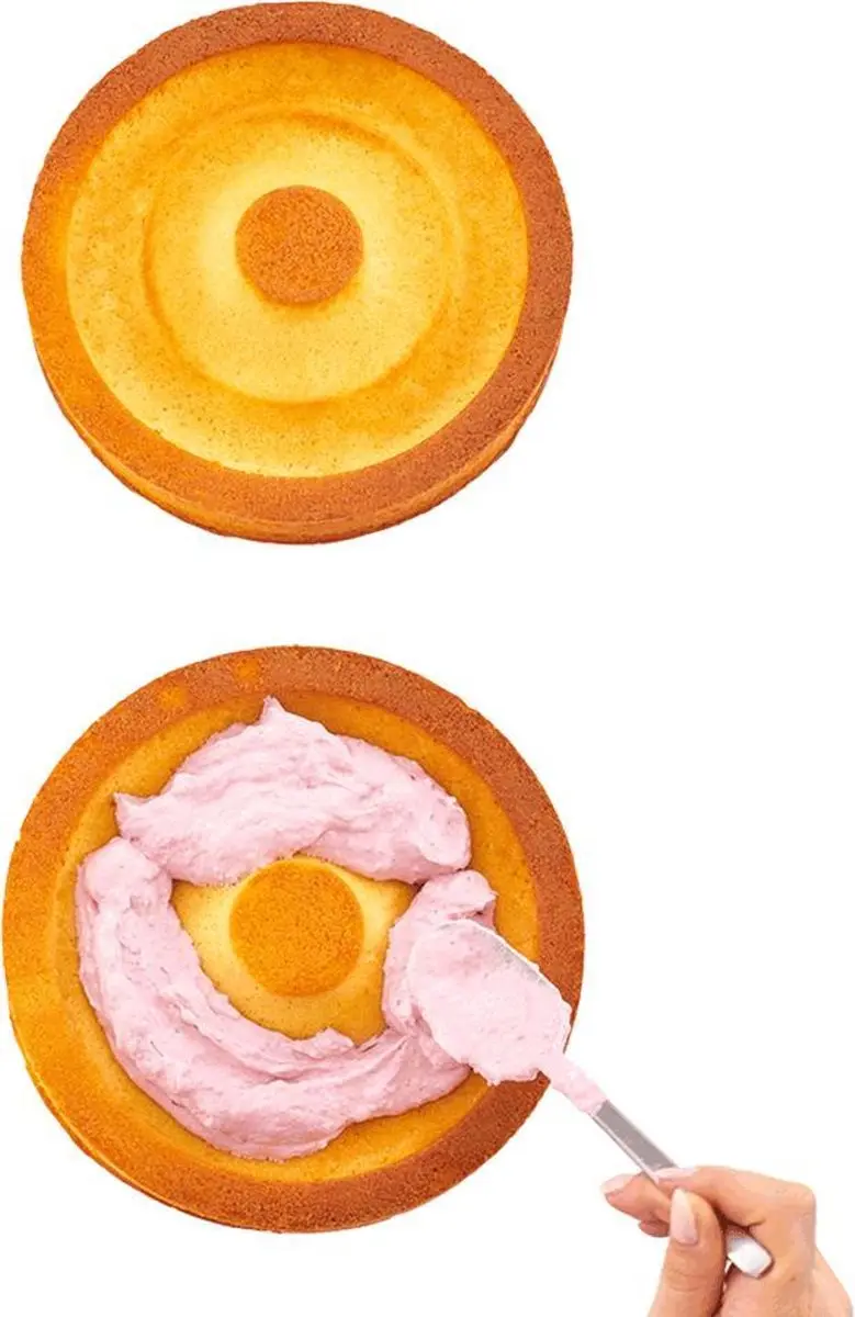 Lurch Flexiform Rood Bakvorm Rond 2-delig - Ø25cm