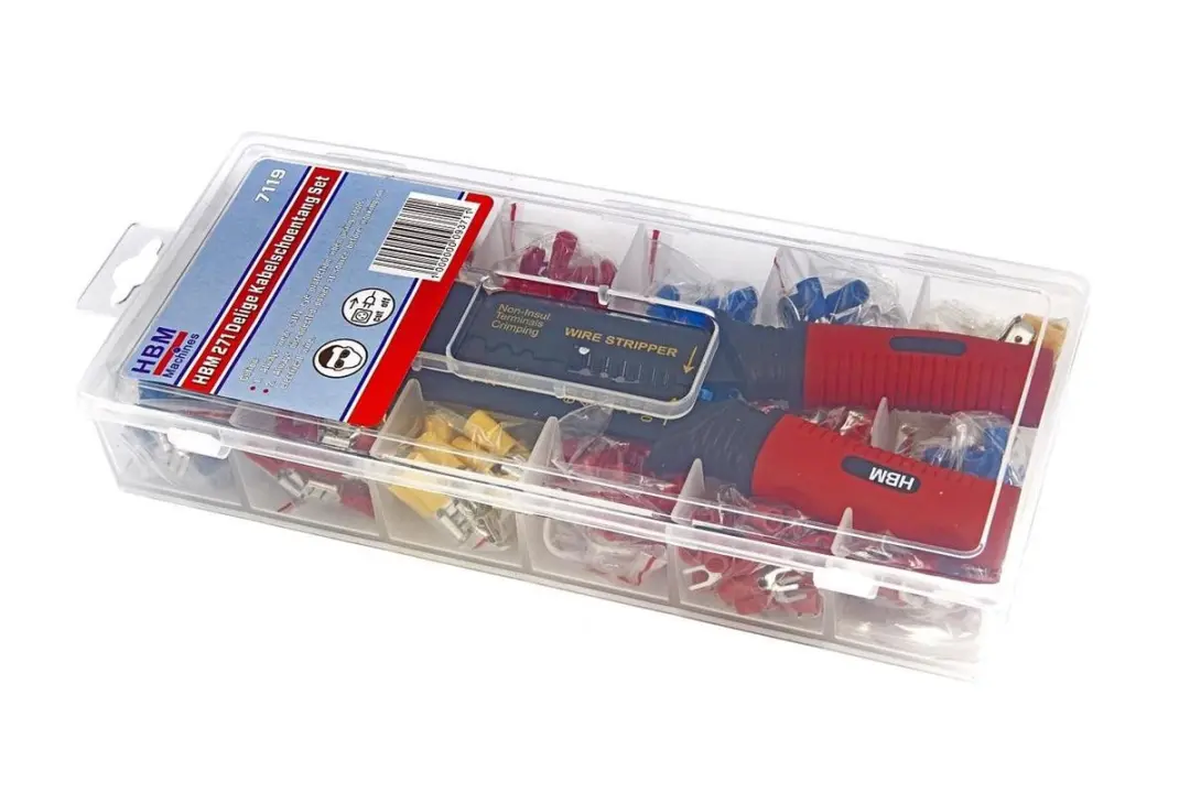 HBM Kabelschoentang Set 271-delig - Rood