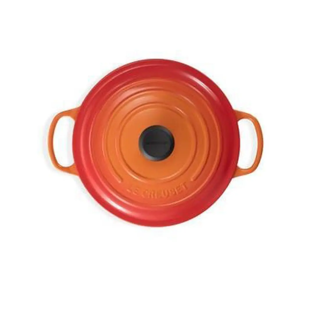 Le Creuset Braadpan 24cm - Oranjerood - afbeelding 6 van 6