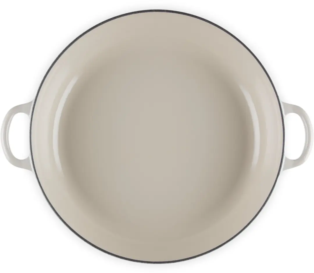 Le Creuset Campagnard Gietijzeren Pan 30cm - 3.5L - Crème