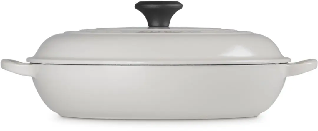 Le Creuset Campagnard Gietijzeren Pan 30cm - 3.5L - Crème