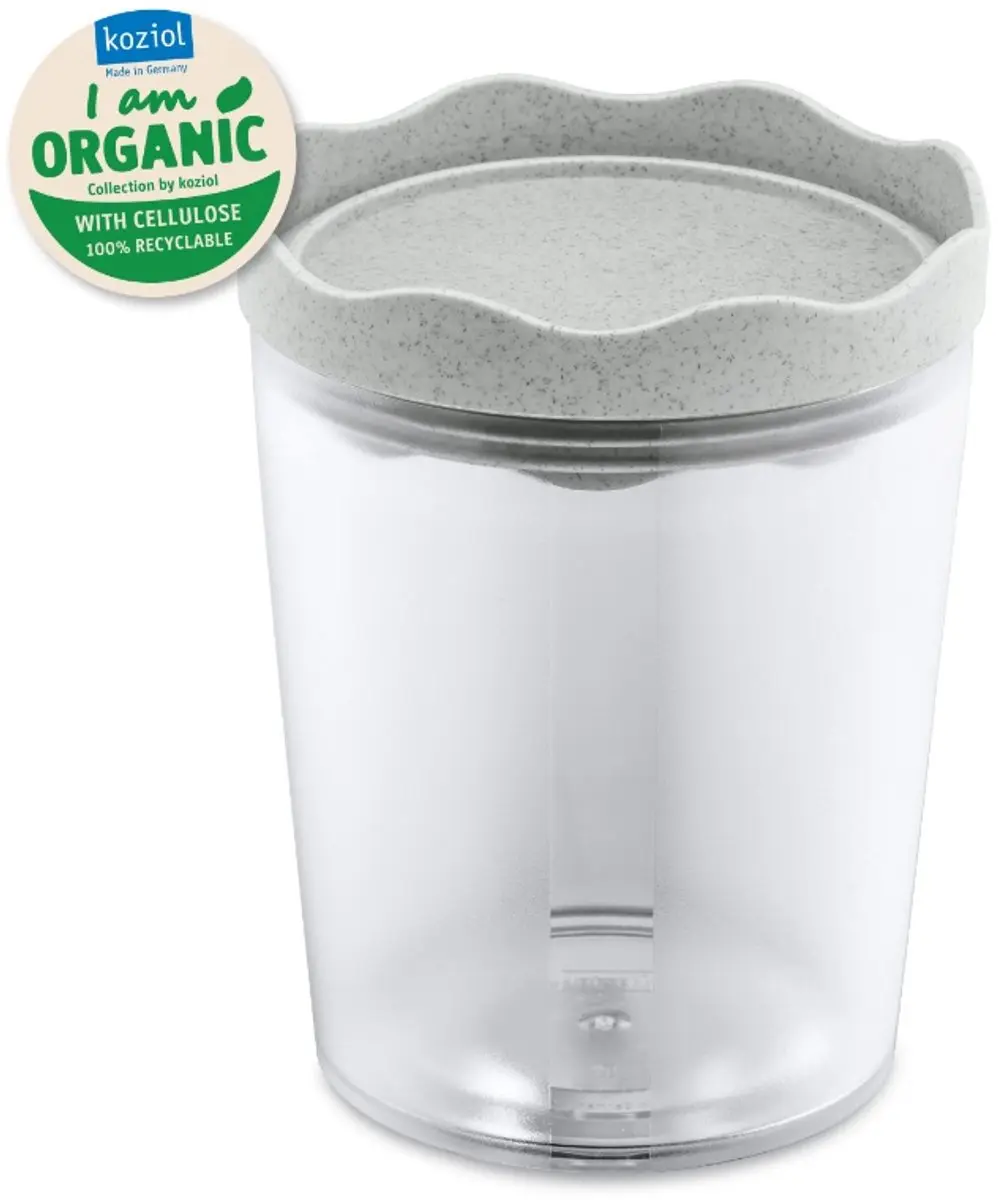Koziol Organic Grijs Voorraadpot 0.75L