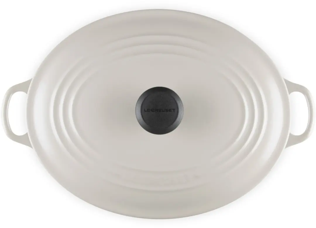 Le Creuset Gietijzeren Braadpan Tradition Ovaal 31cm - 6.3L - Crème
