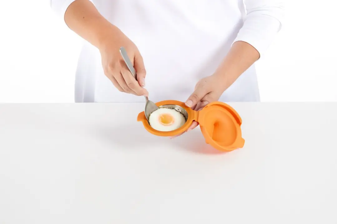 Lékué Ei Pocheerder 2 Stuks - Orange