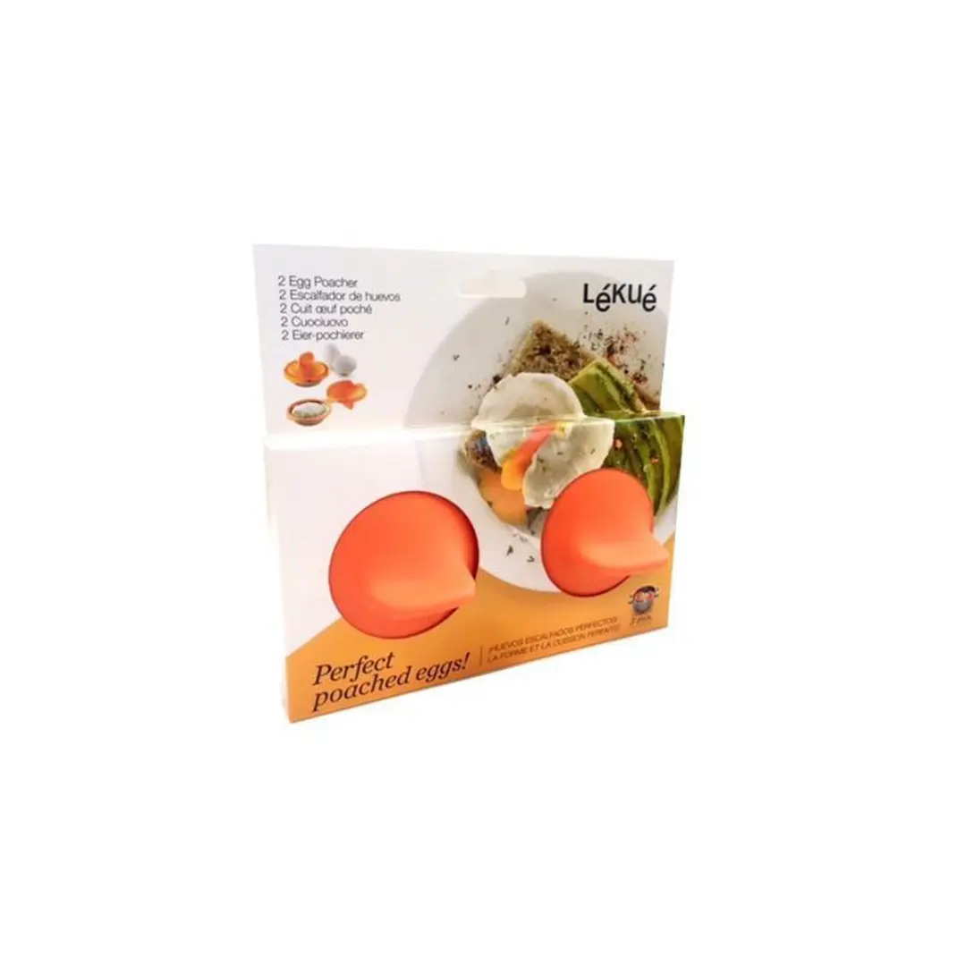 Lékué Ei Pocheerder 2 Stuks - Orange