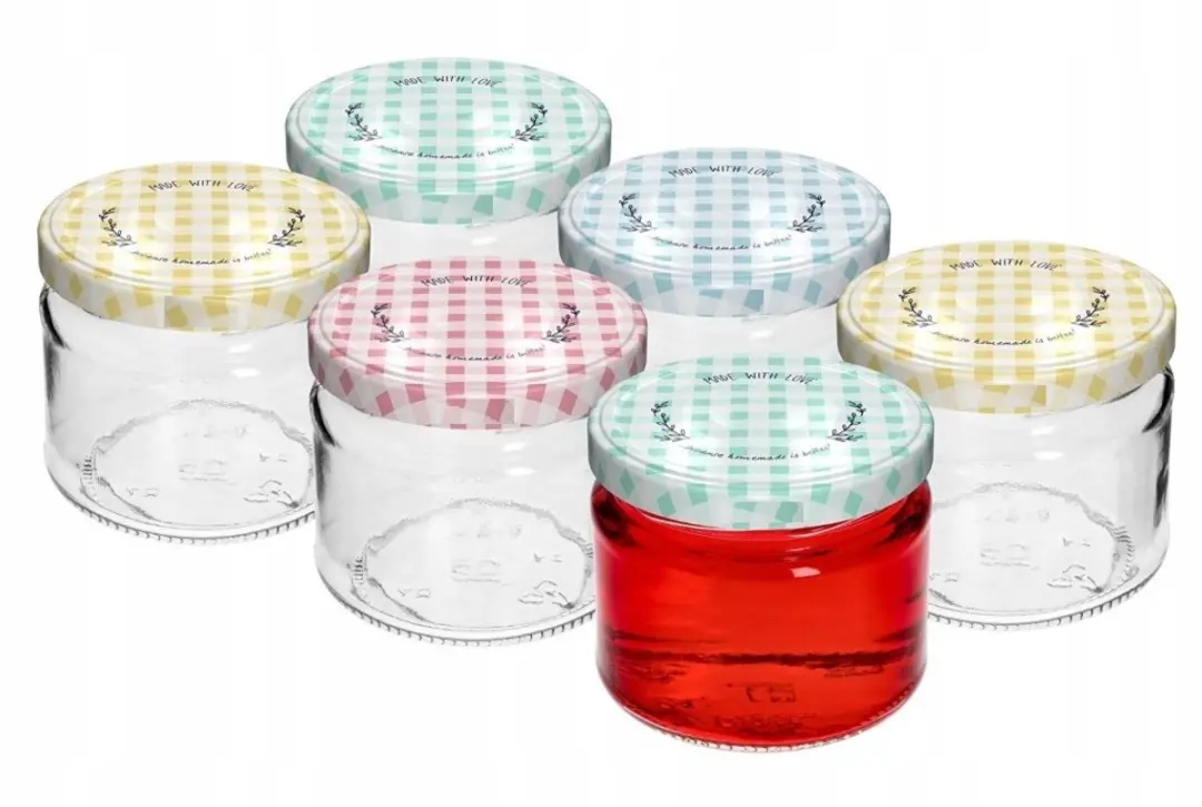 Browin Glazen Voorraadpotten 330ml - Set van 6