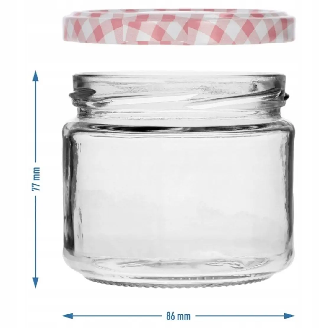 Browin Glazen Voorraadpotten 330ml - Set van 6