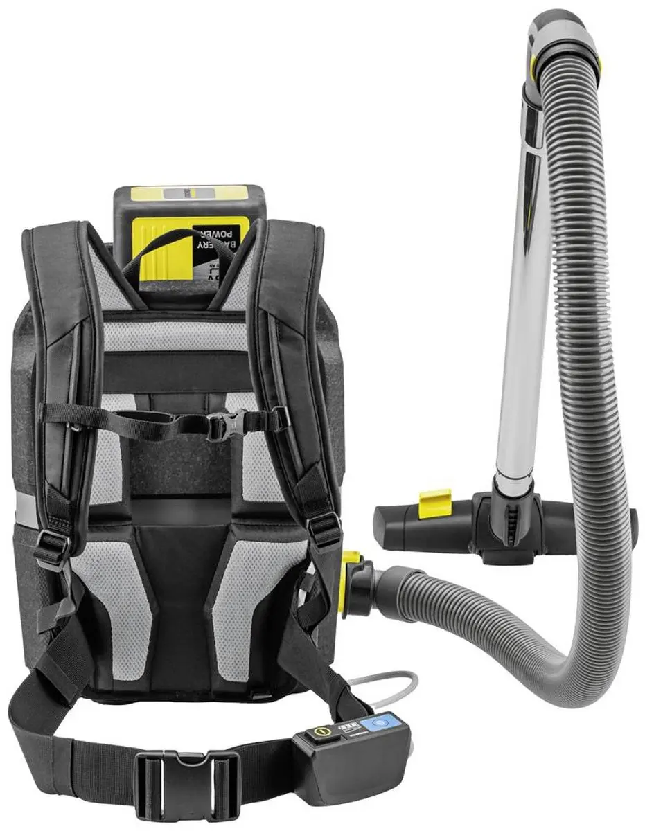 Kärcher Professional 1.394-300.0 Accu-rugstofzuiger 36V 350W - Antraciet/Geel