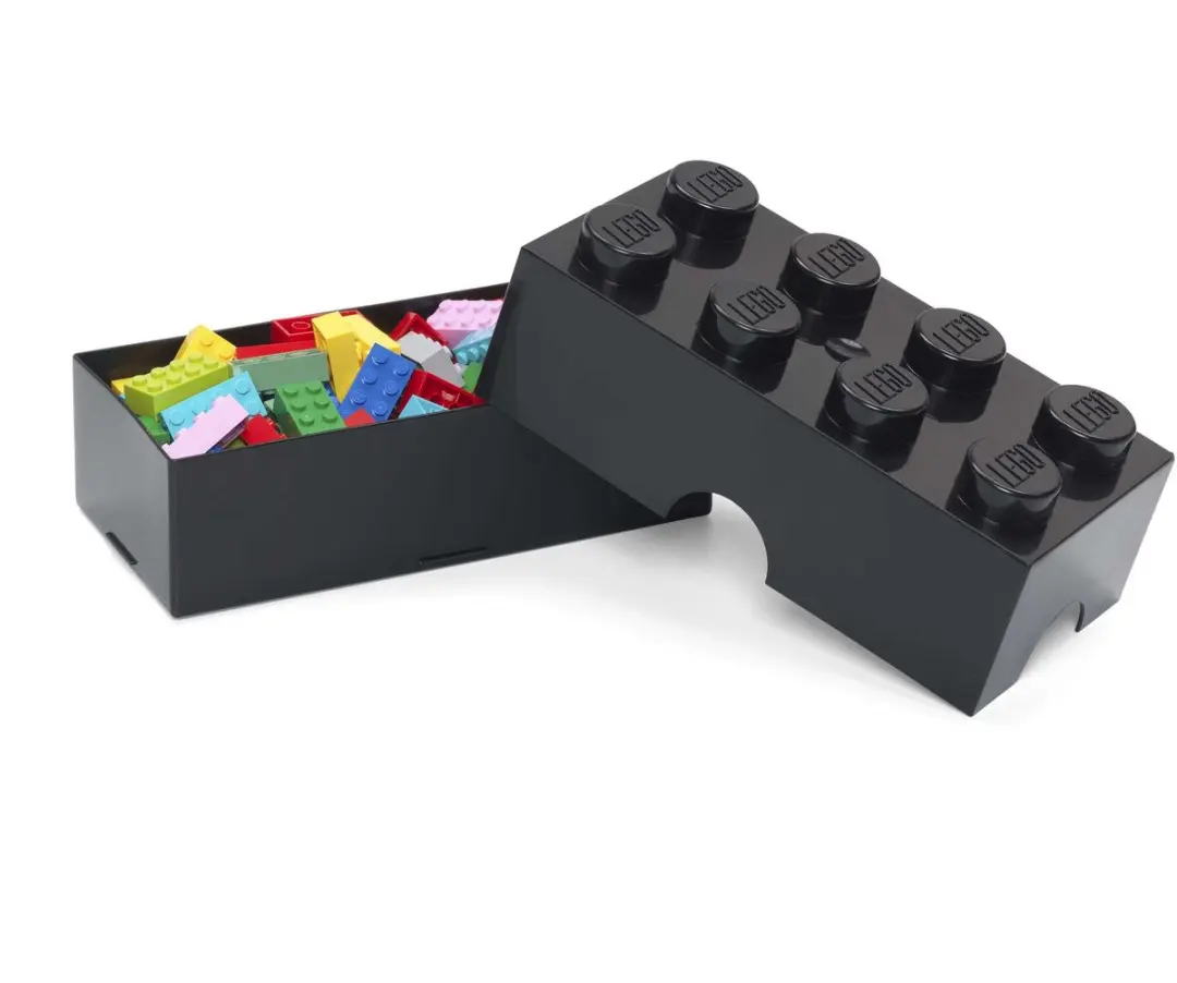 LEGO Lunchbox Brick 8 RC402335 - 0,95L - Zwart