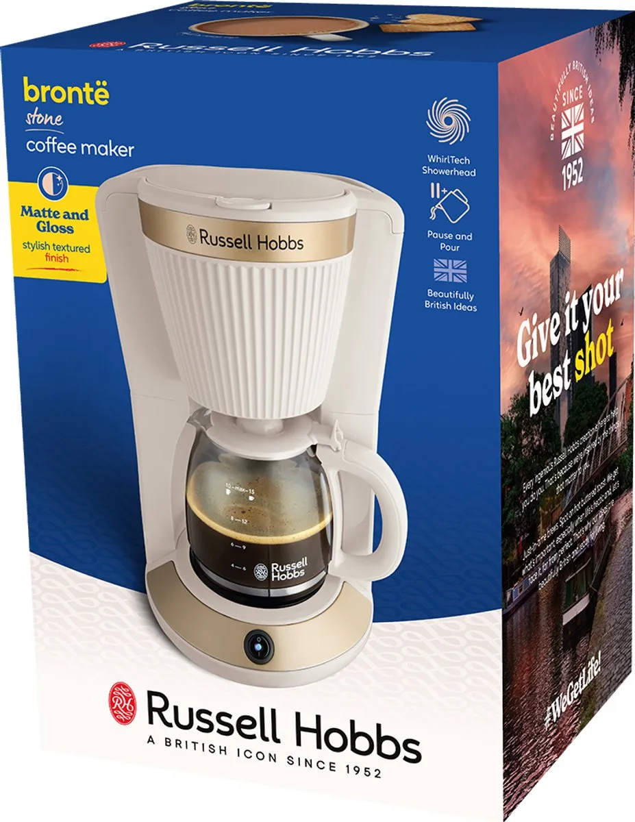 Russell Hobbs Brontë Stone - Filterkoffiezetapparaat - 26781-56