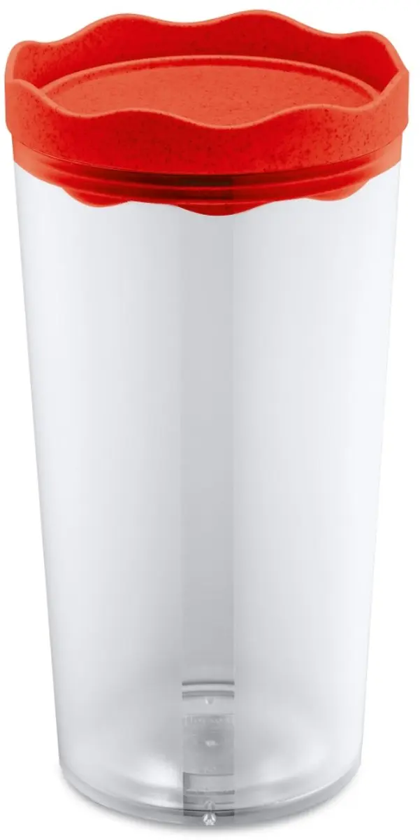 Koziol Organic Rood Voorraadpot 1L