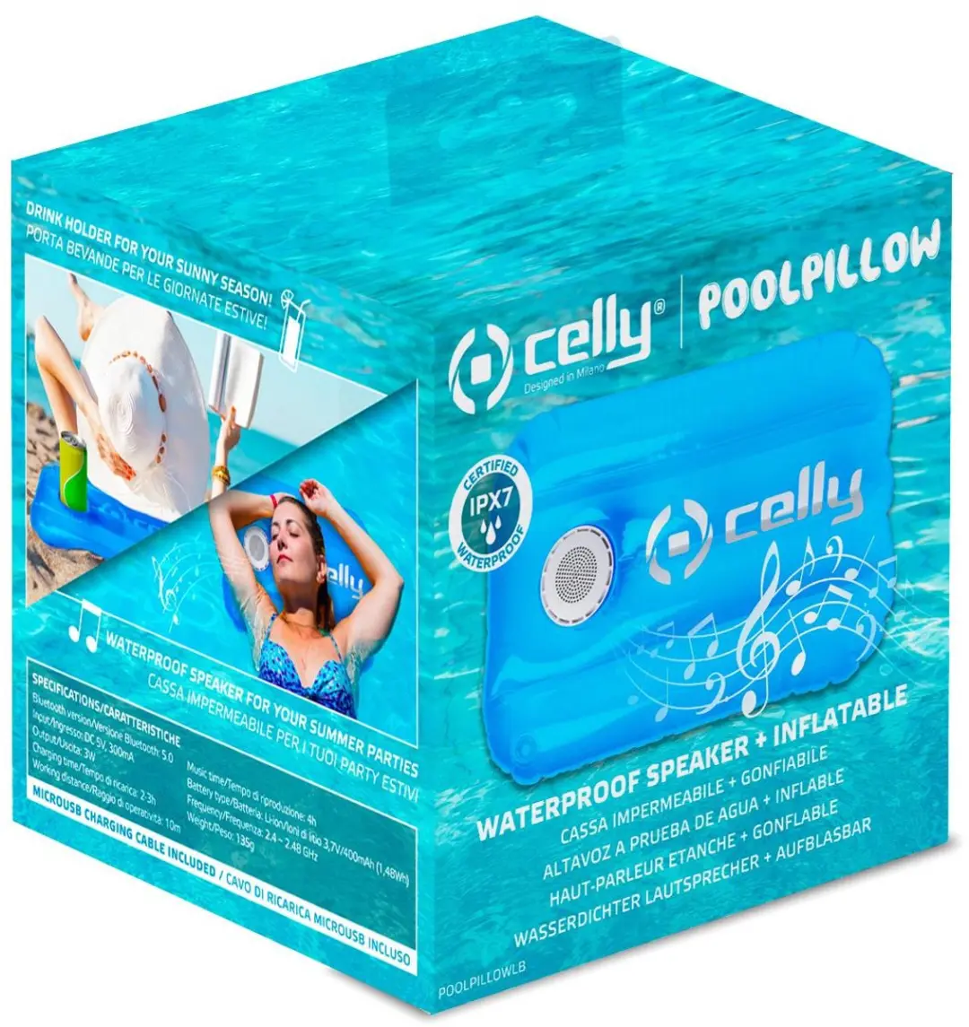 Celly Pool Pillow 3W met Speaker