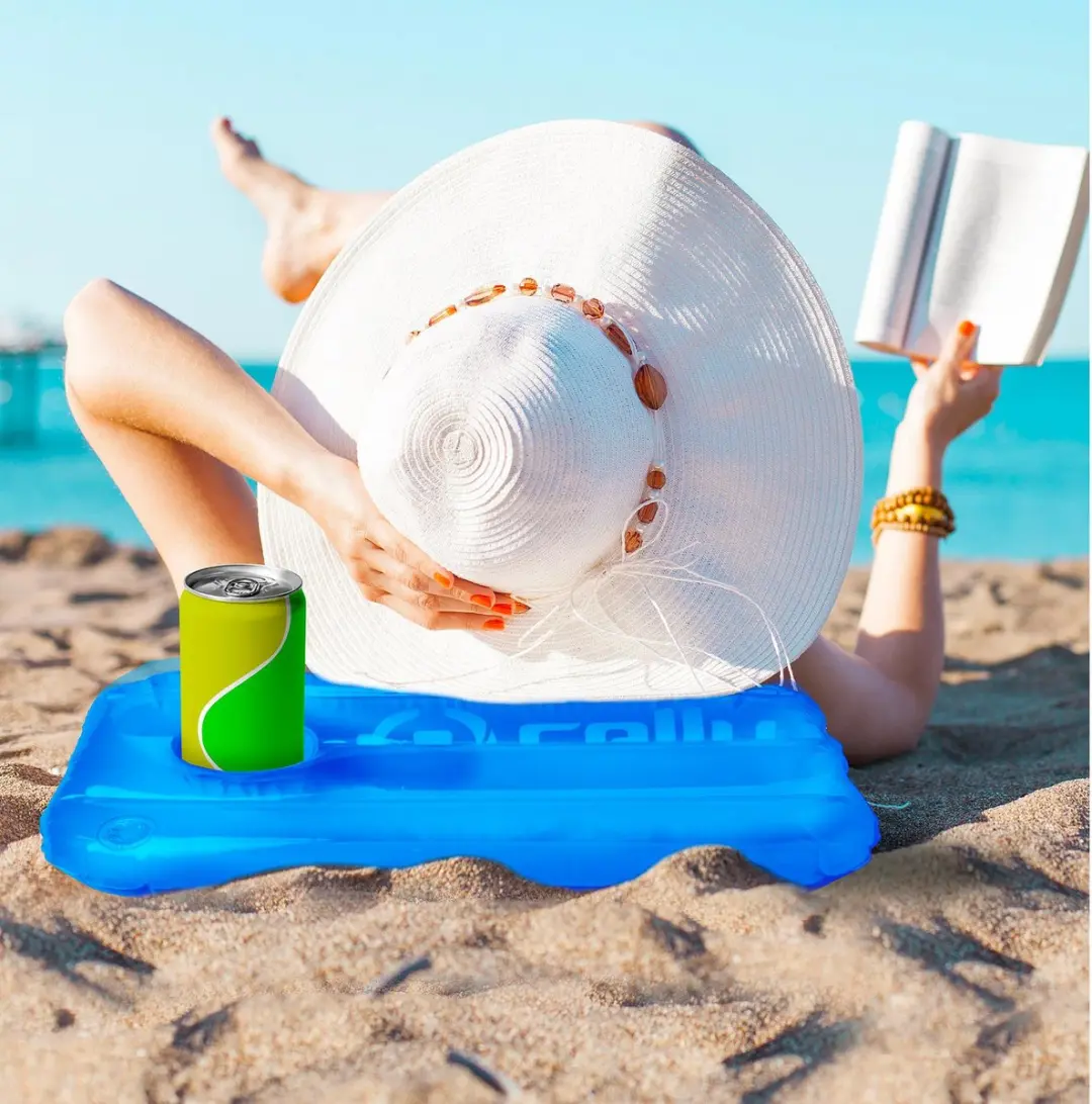 Celly Pool Pillow 3W met Speaker - Blauw