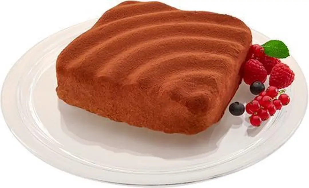 Lurch Bakvorm Golf Vierkant 17x17cm Siliconen - Rood