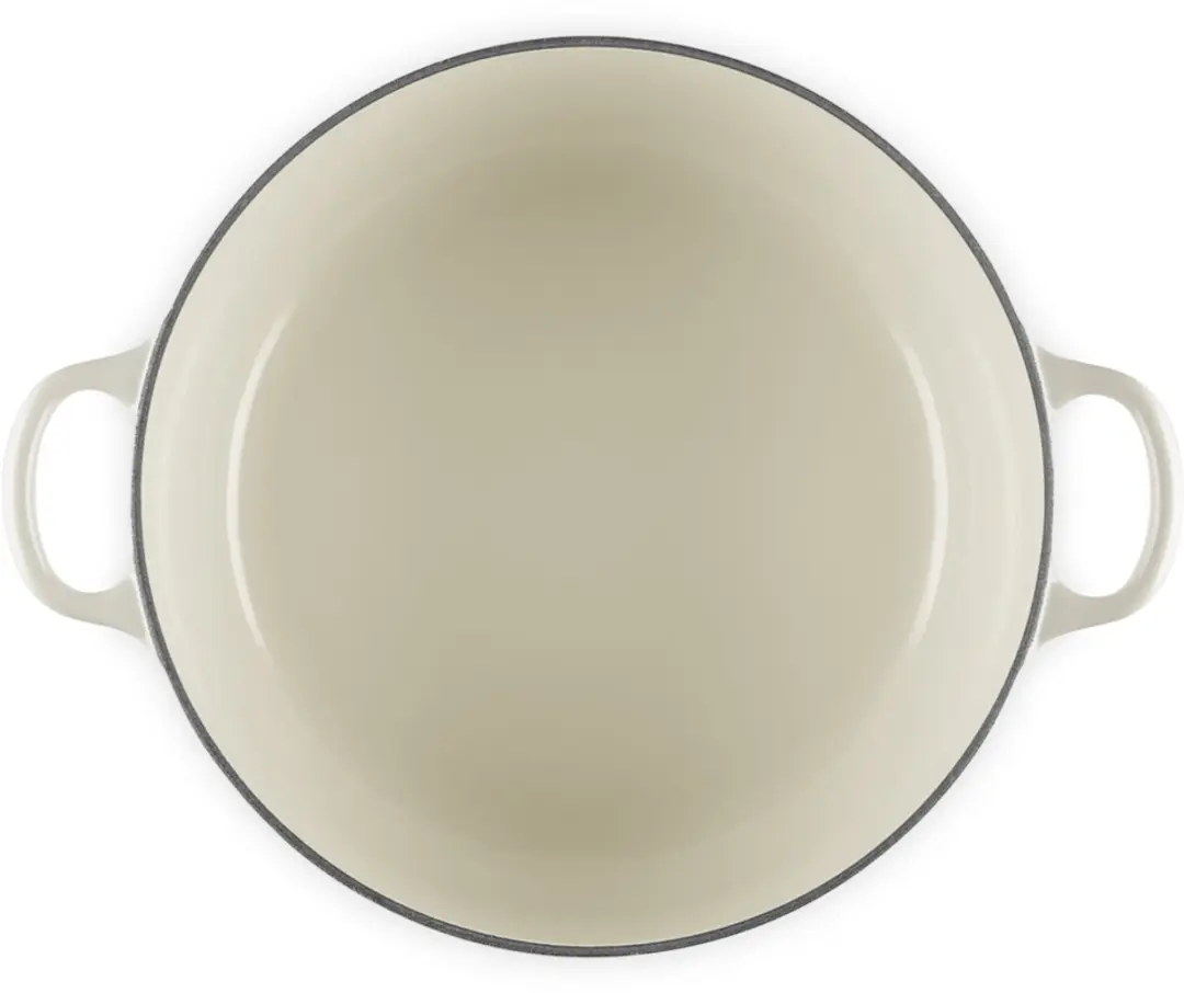 Le Creuset Gietijzeren Braadpan 26cm - 5.3L - Crème