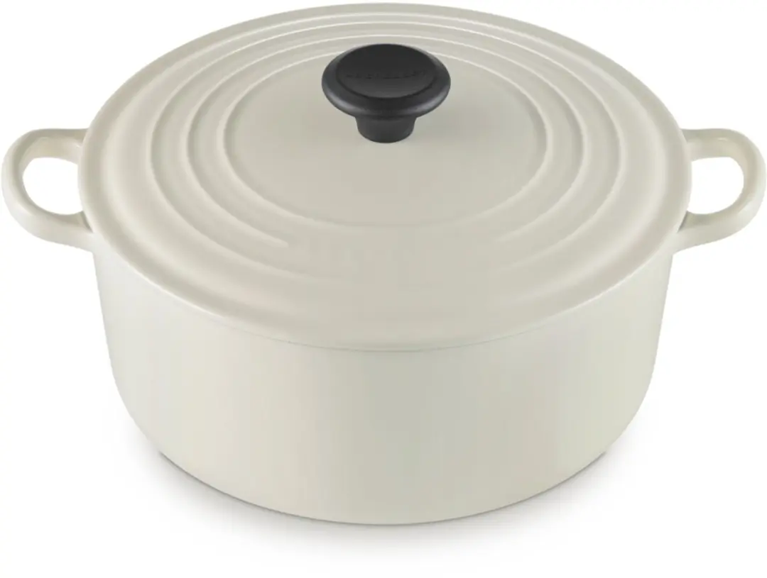 Le Creuset Gietijzeren Braadpan 26cm - 5.3L - Crème