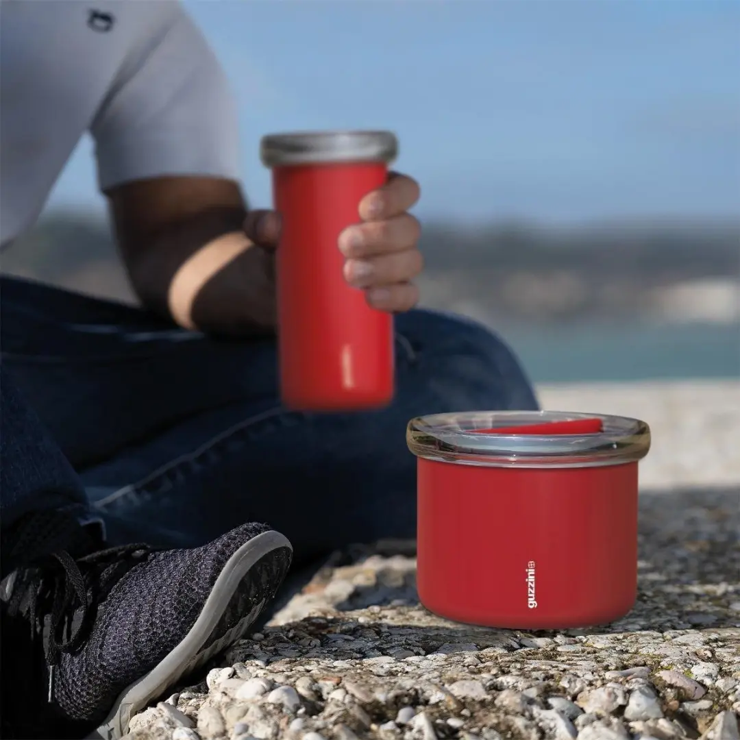 Fratelli Guzzini On the Go Thermo Lunchbox - Rood