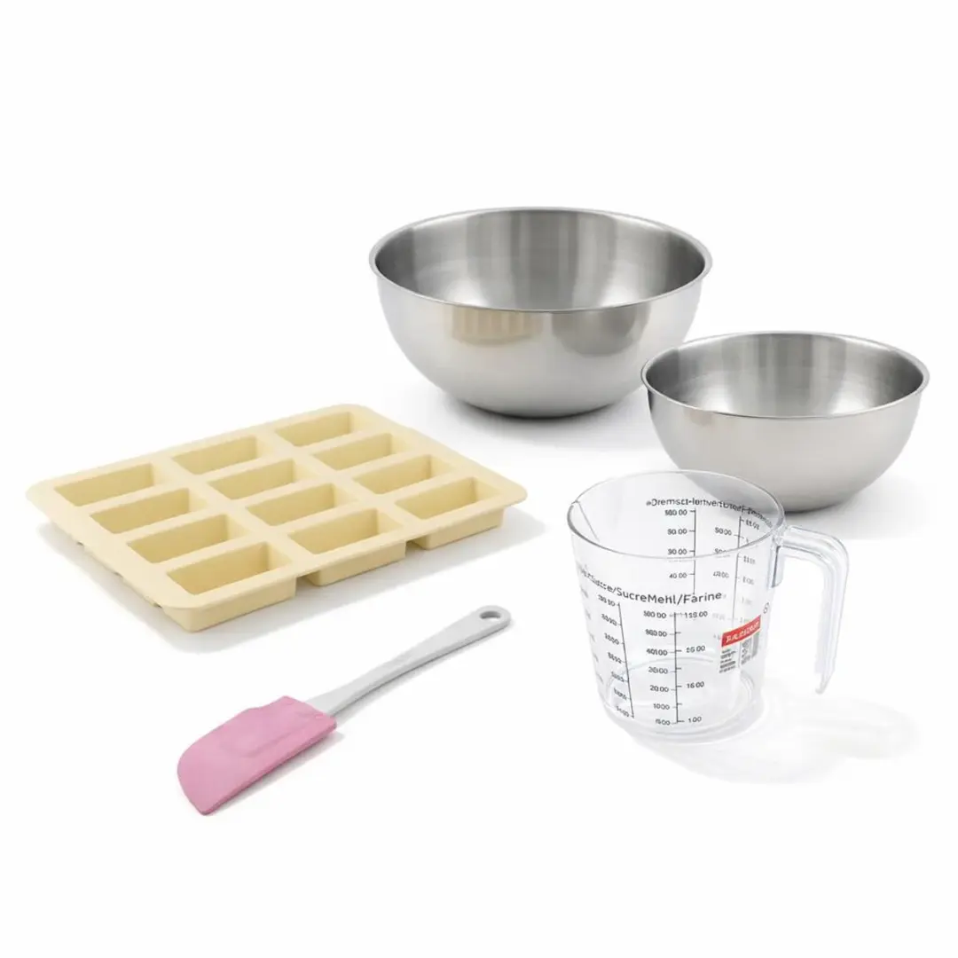 Zenker Baksset Mueslirepen 12-delig - 2 Mengkommen - Beige