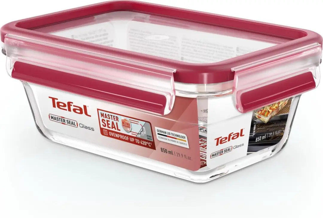 Tefal MasterSeal Vershouddoos 850ml - Rood