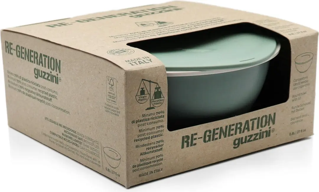 Fratelli Guzzini Re-Generation Ronde Vershouddoos 1,8L - Sage Green