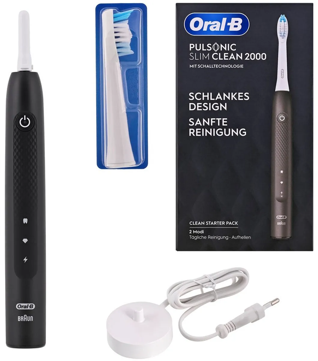 Oral-B Pulsonic Slim Clean 2000 Elektrische Tandenborstel - Zwart