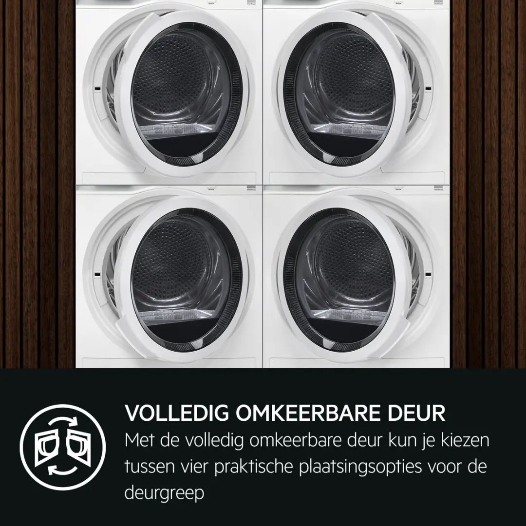 AEG Series 7000 TR718AK2B Wasdroger 8kg - Wit