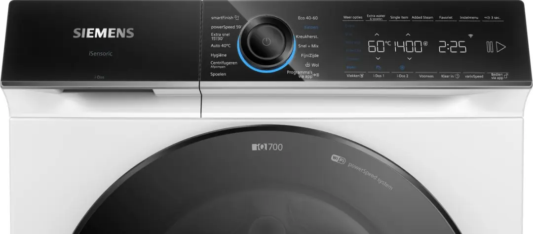 Siemens iQ700 WG64B2ABNL Wasmachine 11kg - 1400rpm - Wit