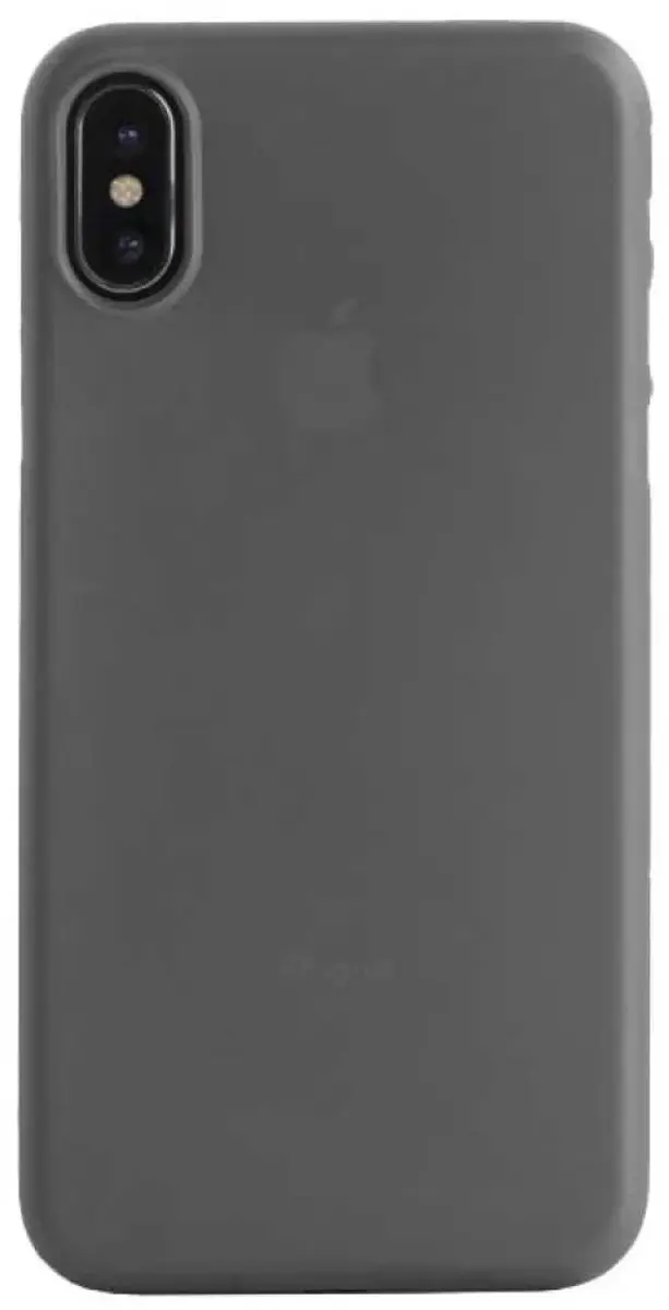 Tucano Nuvola iPhone X Silicone Hoesje - Grijs