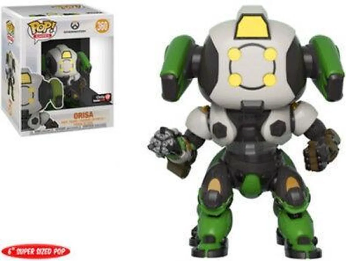 Funko Pop! Games Overwatch Orisa - 15cm - FUN32281 - Wit/ Groen