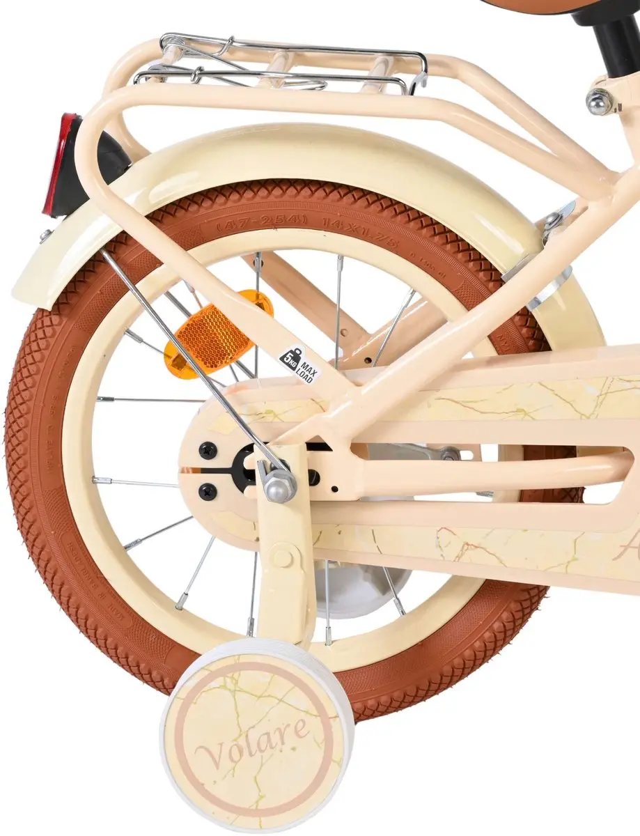 Volare Ashley Kinderfiets 14 inch - 1 Versnelling - Crème
