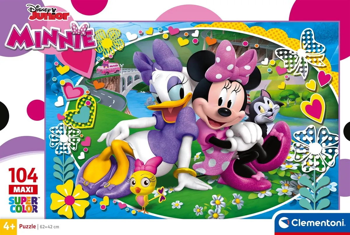 Clementoni Minnie Mouse Picknick Puzzel 104 Stukjes - Multicolor