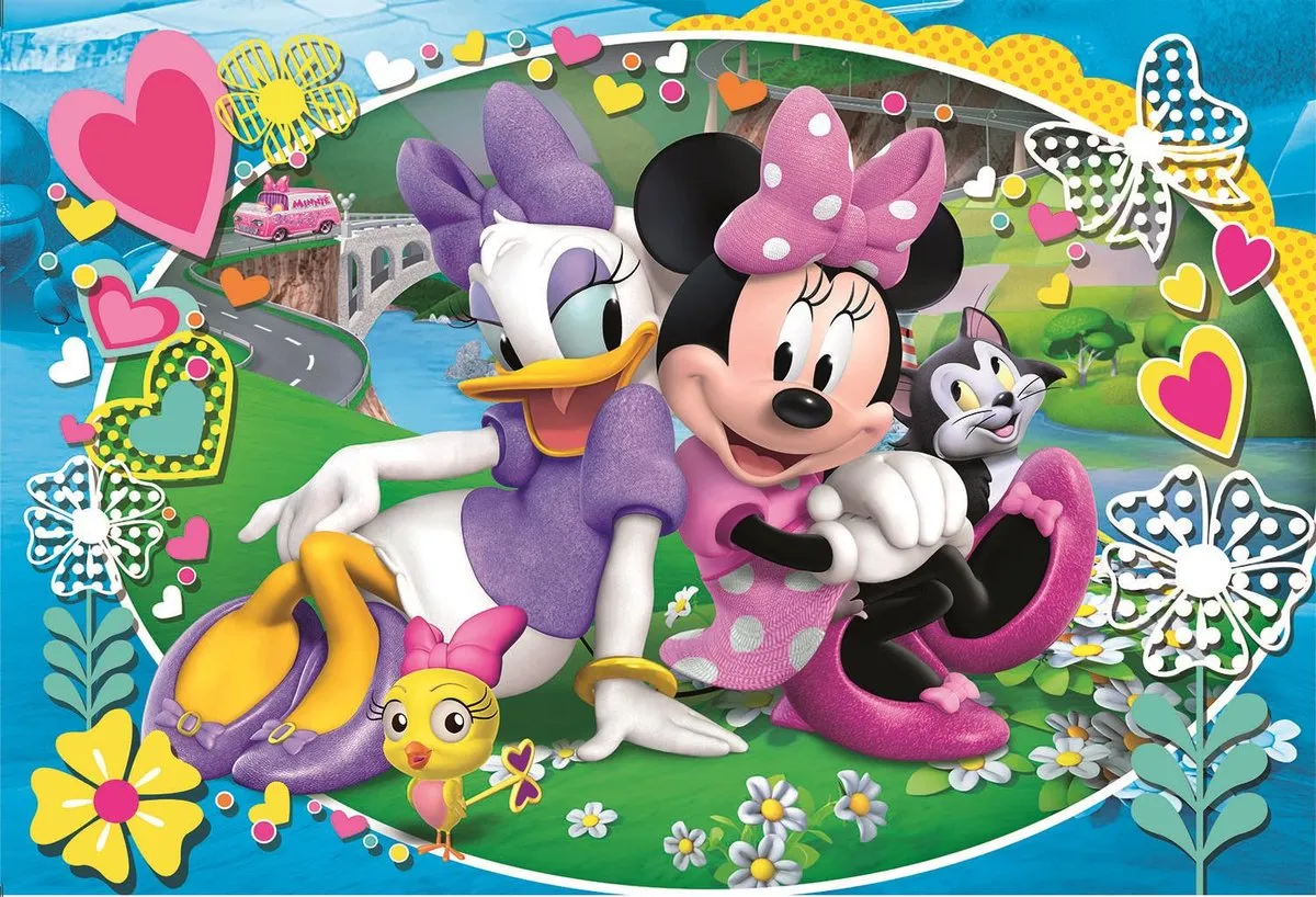 Clementoni Minnie Mouse Picknick Puzzel 104 Stukjes - Multicolor