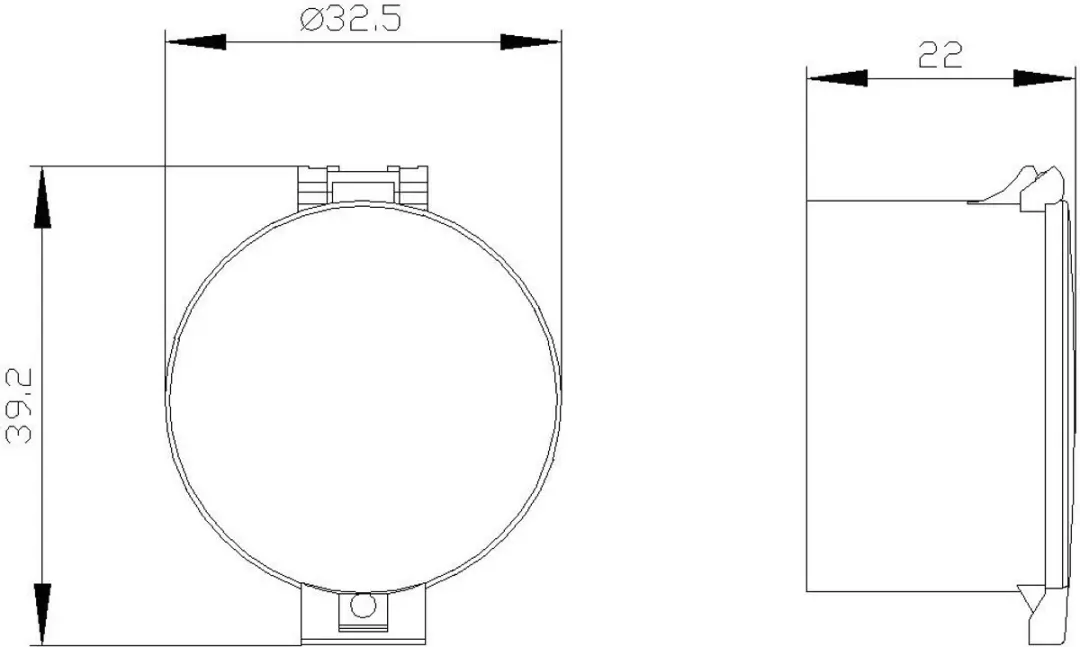 Siemens 3SU1900-0DA70-0AA0 Beschermkap - Kleurloos